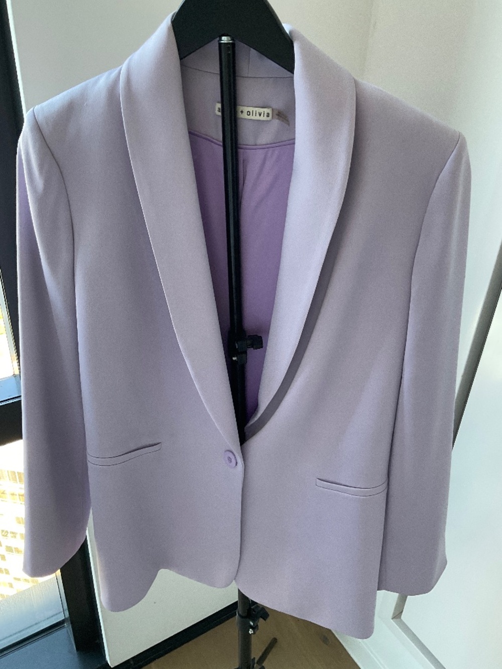 Alice Olivia Lavender oversized Jacket Size 6
